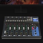 Bluetooth Audio Mixer USB DJ Sound Mixing Console 7-Channel Bands Mixing Boards