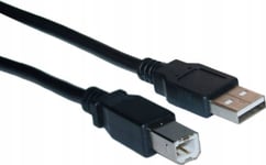 Usb-Kabel Impuls-Pc Usb-A - Usb-B 3 M Svart (Usb 2.0 3M Pb)