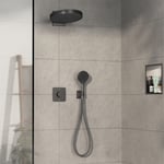 Hansgrohe ShowerSelect Comfort Q dusjbatteri, sort krom