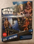 STAR WARS CLONE WARS ARF TROOPER WAXER & BATTLE DROID 2 PACK SAINSBURY'S NEW MIB