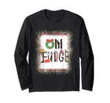 Oh Santa Hat Funny Christmas Story Family Christmas Kids Long Sleeve T-Shirt