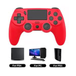 Langaton peliohjain Bluetooth-yhteensopiva värinäpeliohjain PS4 PS3 -konsoliin Win 7 8 10 PC Joysticks