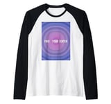 Find Your Center Mindfulness Apparel for Wellness Raglan Baseball Tee