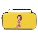 Etui pochette Switch lite jaune danseuse etoile personnalisee