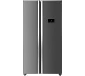 KENWOOD KSBSX23 American-Style Fridge Freezer - Inox, Silver/Grey