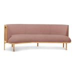 Carl Hansen - RF1903 Sideways Sofa Left Oljad Ek/Fiord 551 - Sofaer - Rikke Frost - Rosa