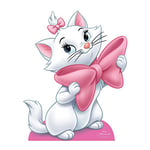 Star Cutouts SC4219 Marie Aristocats White Cat Large Pink Bow Disney Cardboard Cutout Perfect for Birthdays, Gifts, Parties & Fans