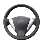 XQRYUB Accessoires intérieurs de Voiture Housse de Volant, adapté pour Nissan Note Serena Bluebird Sylphy RU Versa Note NV200