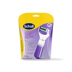 Scholl Expert Care 2 en 1 File & Smooth Appareil électrique anti-callosités pour pieds doux et soyeux Violet électrique