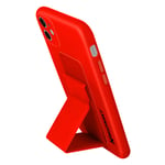 Coque iPhone 12 Mini Silicone Support Magnétique Pliable Wozinsky rouge