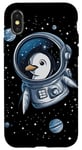 iPhone X/XS Cute Penguin Astronaut in Space Adventure Apparel Case