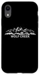 iPhone XR Wolf Creek Colorado Ski Resort Mountain Silhouette Case