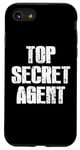 Coque pour iPhone SE (2020) / 7 / 8 Costume drôle d'agent fédéral d'agent top secret