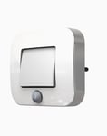LUNETTA® Hall Sensor White, sensor nattlys for vegguttak med bevegelsessensor.