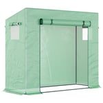 Walk-in Garden Greenhouse Plant Warm House with Roll Up Door