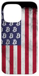 iPhone 14 Pro Max BTC Bitcoin American Flag distressed Crypto Revolution Case