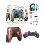 Manette Switch Nintendo Patronus Harry Potter LUMINEUSE - Manette Switch/PC Sans Fil RGB + Casque Switch spirit of gamer