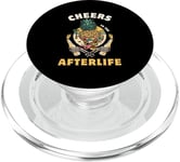 Cheers to the Afterlife Pineapple Skull Party PopSockets PopGrip for MagSafe