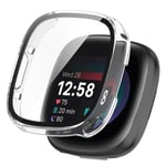 Fitbit Versa 4 / Sense 2 - Shockproof skal med inbyggt skärmskydd - Transparent