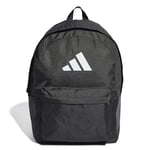 adidas Unisex CLASSIC 3BARS BACKPACK, Black/White, One Size