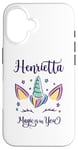 iPhone 16 First Name Henrietta Personalized Henrietta Case