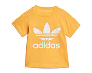 Adidas Trefoil Tee T-Shirt Enfant Real Gold S18/White FR : XL (Taille Fabricant : 1218Y)