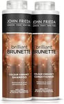 John Frieda Brilliant Brunette Colour Vibrancy Shampoo and Conditioner Duo Pack