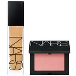 NARS Natural Longwear Foundation 30ml and NARS Blush Orgasm 4.8g Bundle (Various Shades) - Stromboli