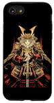 iPhone SE (2020) / 7 / 8 Cat Samurai Ninja Cat Samurai Art Ukiyo-e Case