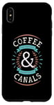 Coque pour iPhone XS Max Coffee Lovers Narrowboats Canal Barge Boat Life