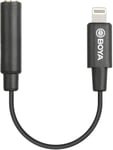 BOYA Lightning to 3.5 mm Headphone Jack Adapter [MFi Certified] iPhone Aux Audi