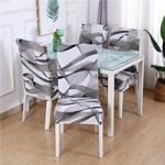 FLLXSMFC Dining Chair Covers 1/2/4/6Pcs Stretch Chair Cover Big Elastic Kitchen Chair Cover Dining Seat Cover Removable Slipcovers Restaurant Banquet Hotel