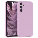 For Samsung Galaxy A34 Silicone Cover Shockproof Phone Case in Light Purple