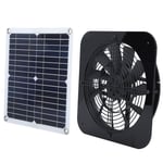 Ventilateur d'&eacute;chappement aliment&eacute; par panneau solaire 100W 18V, 13.5 pouces, ventilateur de grenier &agrave; &eacute;nergie solaire pour maison d'animaux domestiques, poulailler, camping-car, serre