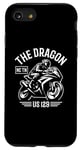 Coque pour iPhone SE (2020) / 7 / 8 The Dragon 129 TN and NC USA Sport Bike Moto Design