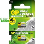 2 x GP 11A MN11 6V Alkaline Batteries A11 GP11A L1016 CX21A E11A Security Alarms