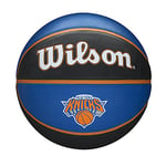 Wilson Ballon de Basket, NBA TEAM TRIBUTE, NEW YORK KNICKS, Extérieur, caoutchouc, taille : 7