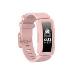 Panda Bobo Compatible with Fitbit Ace 2 for Kids, Soft Silicone Waterproof Bracelet Accessories Sports Watch Strap (Light Pink)