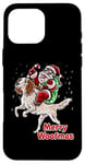 iPhone 16 Pro Max English Setter Santa Claus Christmas Dog Merry Woofmas Dogs Case