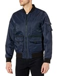 Levi's Men's Varsity Bomber Trucker Jacket, Navy Patch Pockets, L