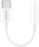 Huawei USB-C to 3.5 mm Earphone/Headphone Audio Jack Adapter - White