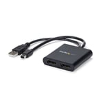 STARTECH Mini DisplayPort to DisplayPort Multi-Monitor Splitter - 2-Port MST Hub