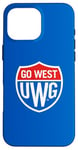 Coque pour iPhone 16 Pro Max University of West Georgia UWG Wolves Go West Shield Logo