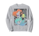 Disney The Little Mermaid Happy Ariel Sebastian Flounder Sweatshirt