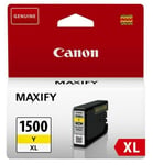 GENUINE AUTHENTIC CANON 1500XL YELLOW INK CARTRIDGE PGI-1500XLY