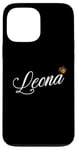 Coque pour iPhone 13 Pro Max Leona Custom Name - Leona for Women Kids Toddlers