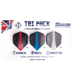 Dart Flights Retina Tri Pack 9 pcs, tillbehör till dartpilar