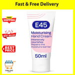 E45 Daily Hand Cream 50 ml – E45 Hand Cream for Very Dry Hands - Hand Moisturise