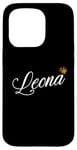 Coque pour iPhone 15 Pro Leona Custom Name - Leona for Women Kids Toddlers