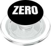 ZERO Le mot zéro PopSockets PopGrip pour MagSafe